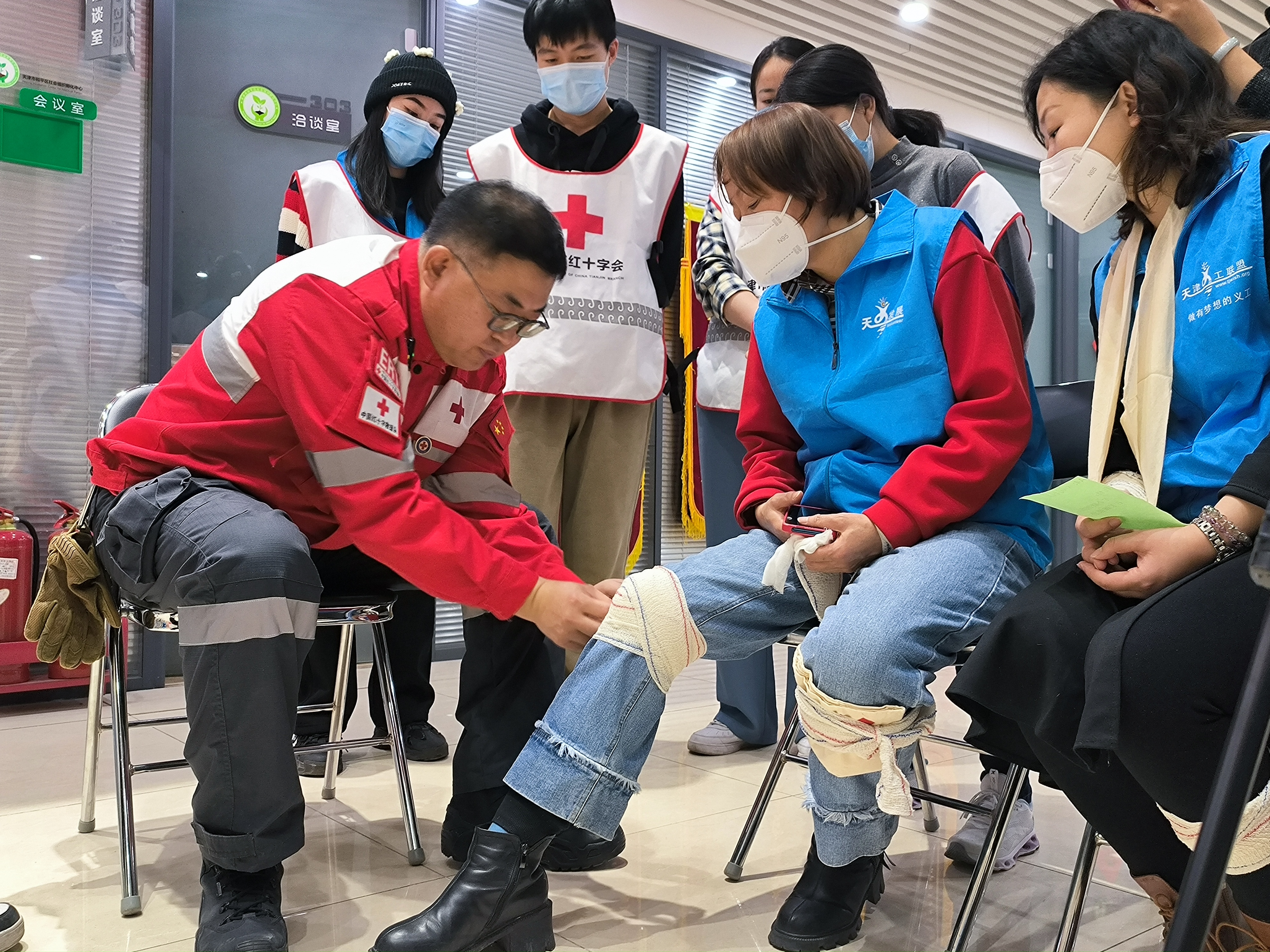 1月13日，天津红十字应急救援救护中心开展应急救护培训活动.jpg